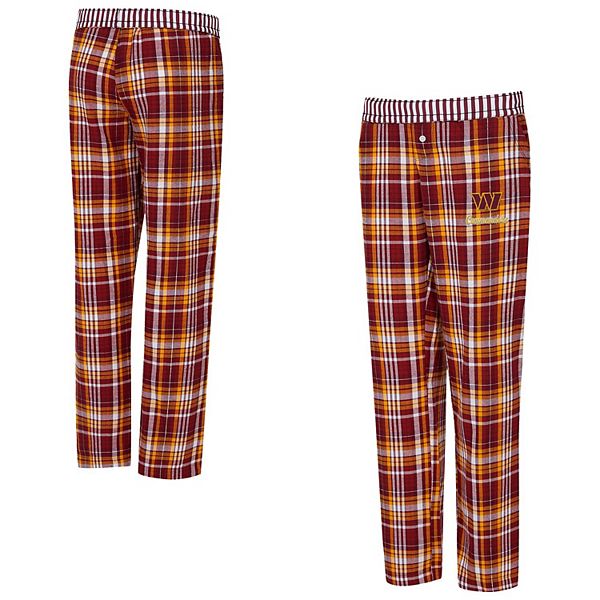 

Женские брюки concepts sport burgundy washington commanders laney plaid tri-blend Unbranded