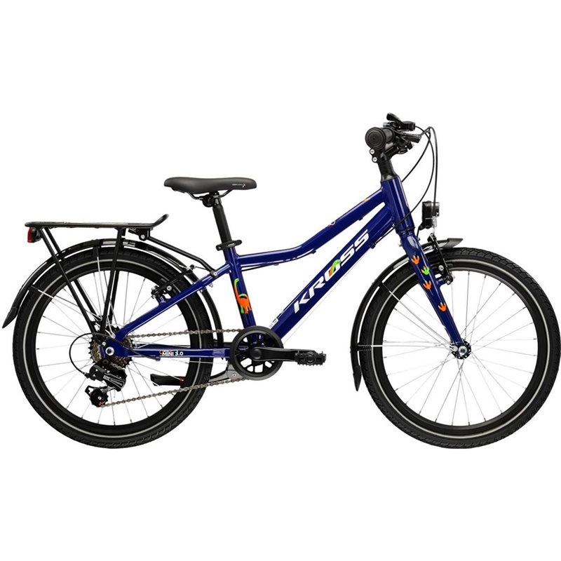 

Детский велосипед Kross Level Mini 3.0 Light EQ, синий/белый