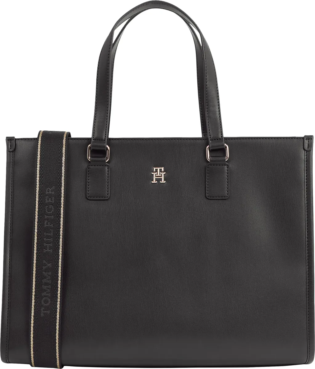 

Tommy Hilfiger шоппер "TH MONOTYPE TOTE", сумка женская сумка женская сумка через плечо сумка с ручкой, черный
