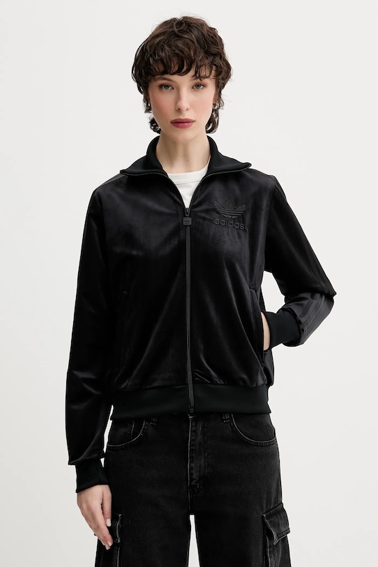 

Вельветовая толстовка Velvet Tt Adidas Originals, черный