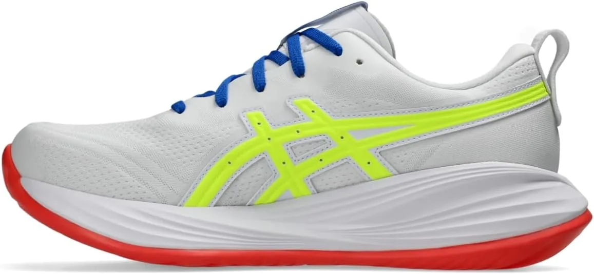Кроссовки ASICS Gel-Cumulus 27 Lite Show для мужчин, белый/ярко-желтый — фото 4