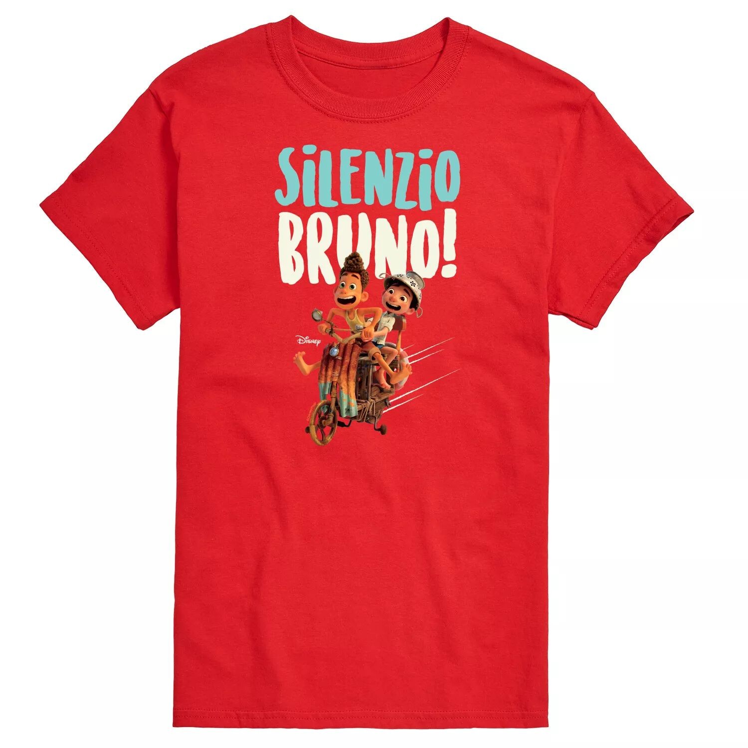 

Футболка Big & Tall Disney/Pixar Luca Silenzio Bruno, Red Licensed Character, красный