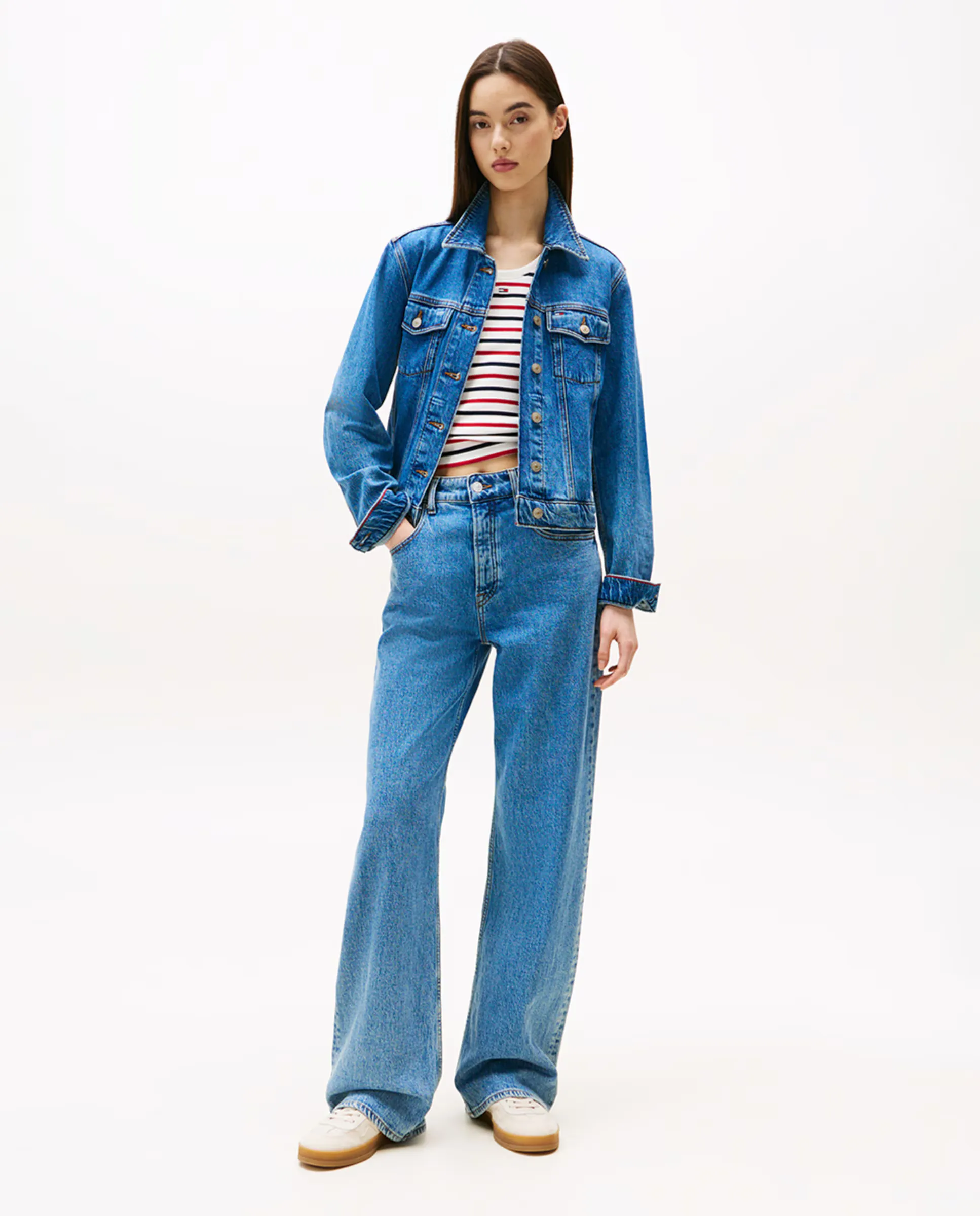 

Женские джинсы MIA relaxed straight fit с посадкой на бедра Tommy Jeans, синий