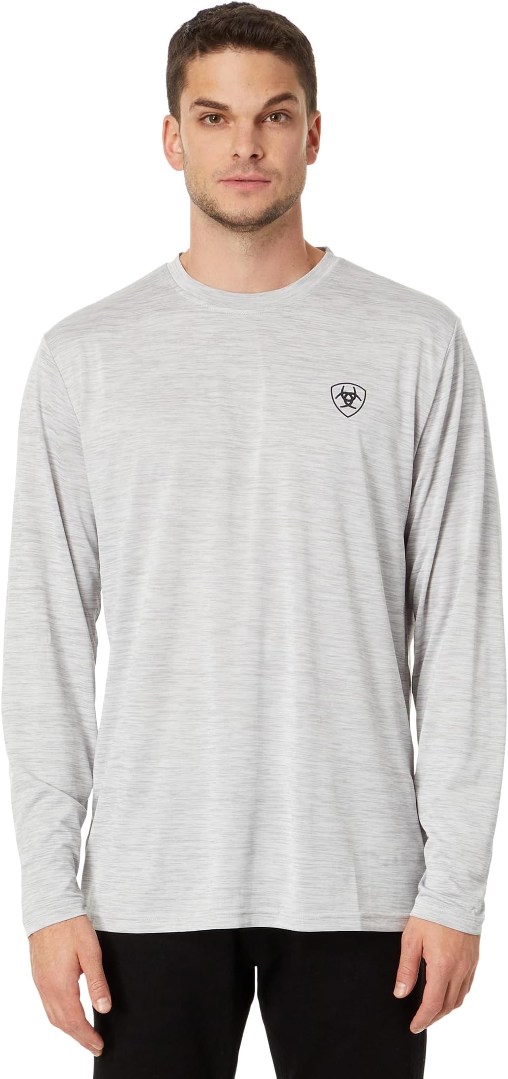 

Футболка Ariat Charger Camo Corps Long Sleeve T-Shirt, цвет Light Grey Heather