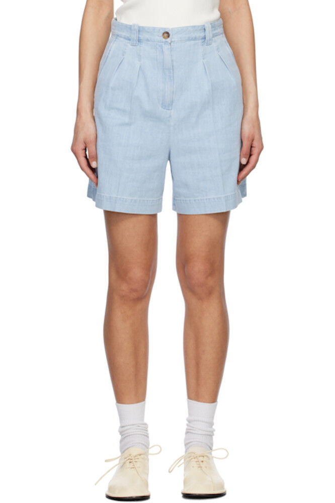 

Синие джинсовые шорты Nola A.P.C.