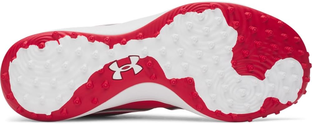 Бейсбольные бутсы Under Armour для мужчин Yard Icon Turf, белый/красный — фото 3