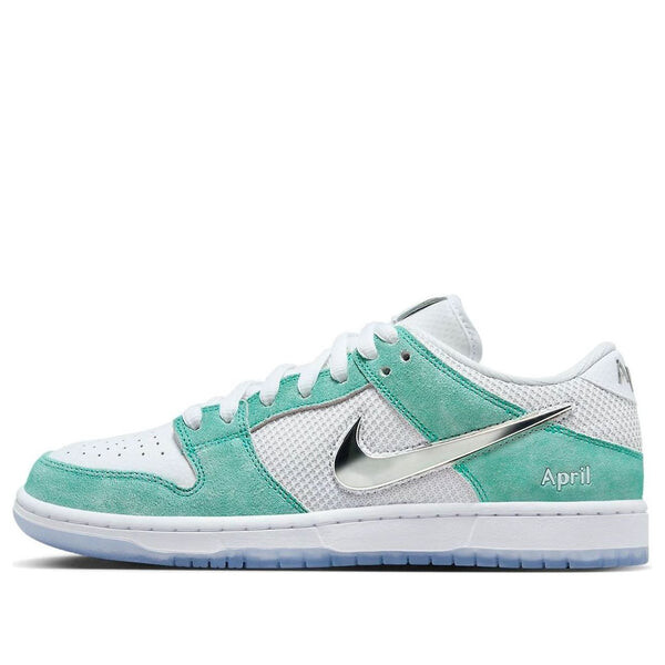 

Кроссовки x апрель скейтборды sb dunk low Nike, зеленый