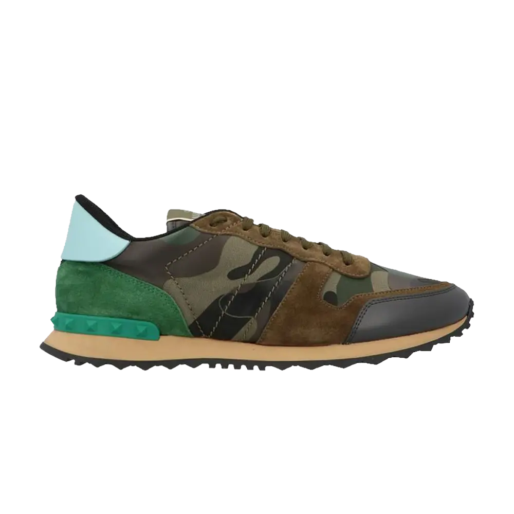 Кроссовки Valentino Rockrunner, зеленый
