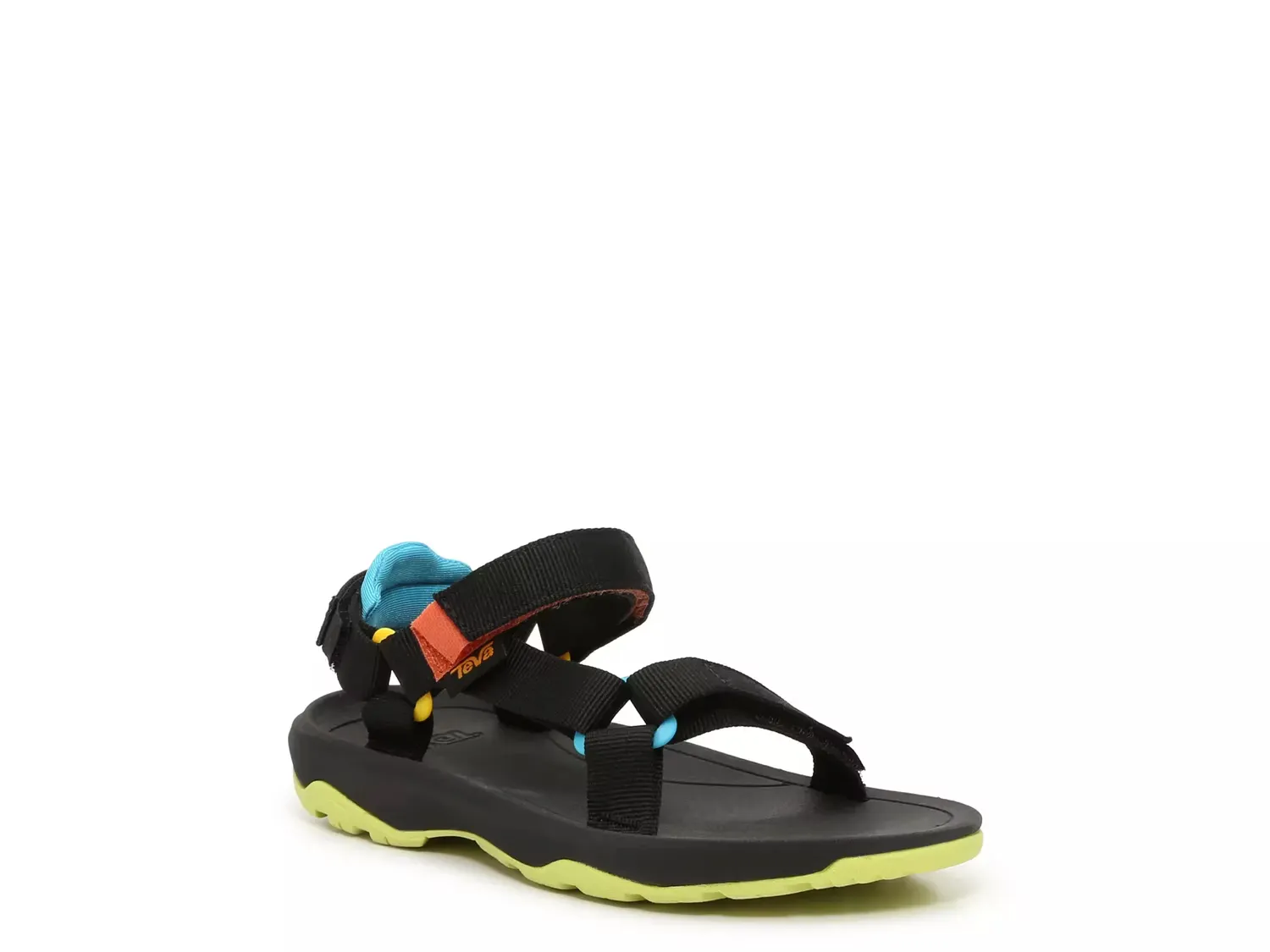 

Сандалии Hurricane XLT - детские Teva, Black/Neon Green/Multicolor