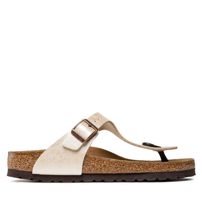 Шлепанцы Birkenstock Gizeh Bs 943873 Graceful Pearl White, белый