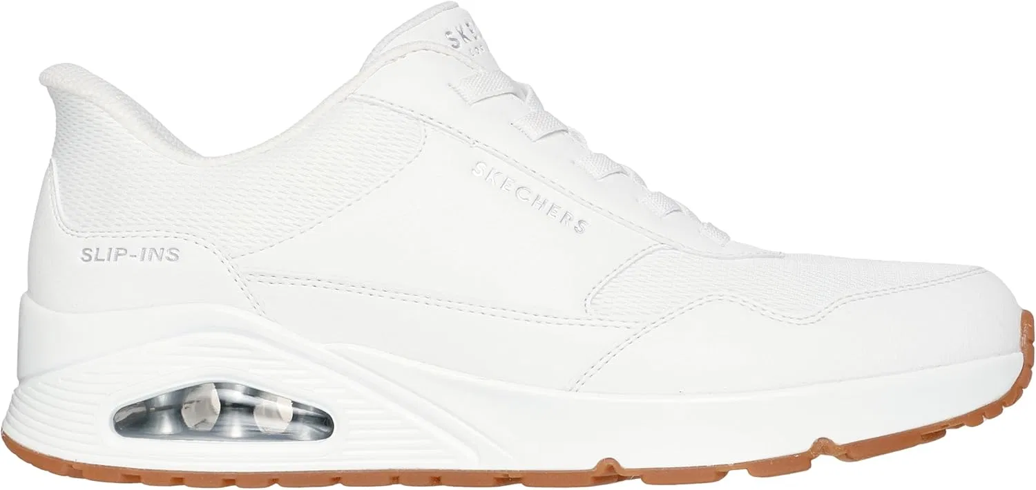 Мужские кроссовки Skechers UNO Banksia Hands Free Slip-in Trainers, White Opulent Garden — фото 3