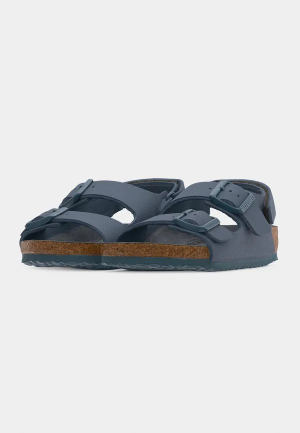 Милано, узкие сандалии унисекс для детей Birkenstock, Basalt Gray — фото 3