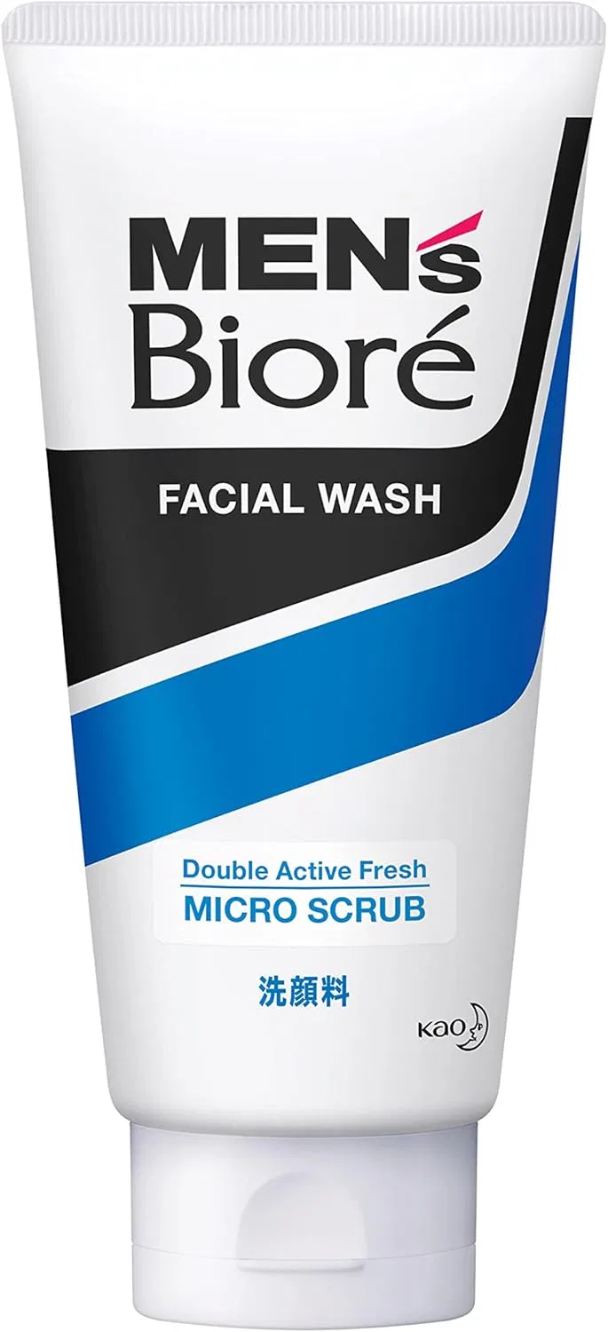 Гель для умывания Men's Biore — Micross Club Face Wash с отшелушивающими частицами, , Orchid, 130 г