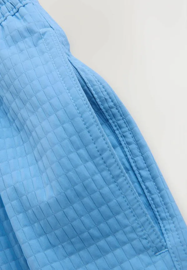 Плавки стандартного кроя с вафельной текстурой Next, Light Blue — фото 3