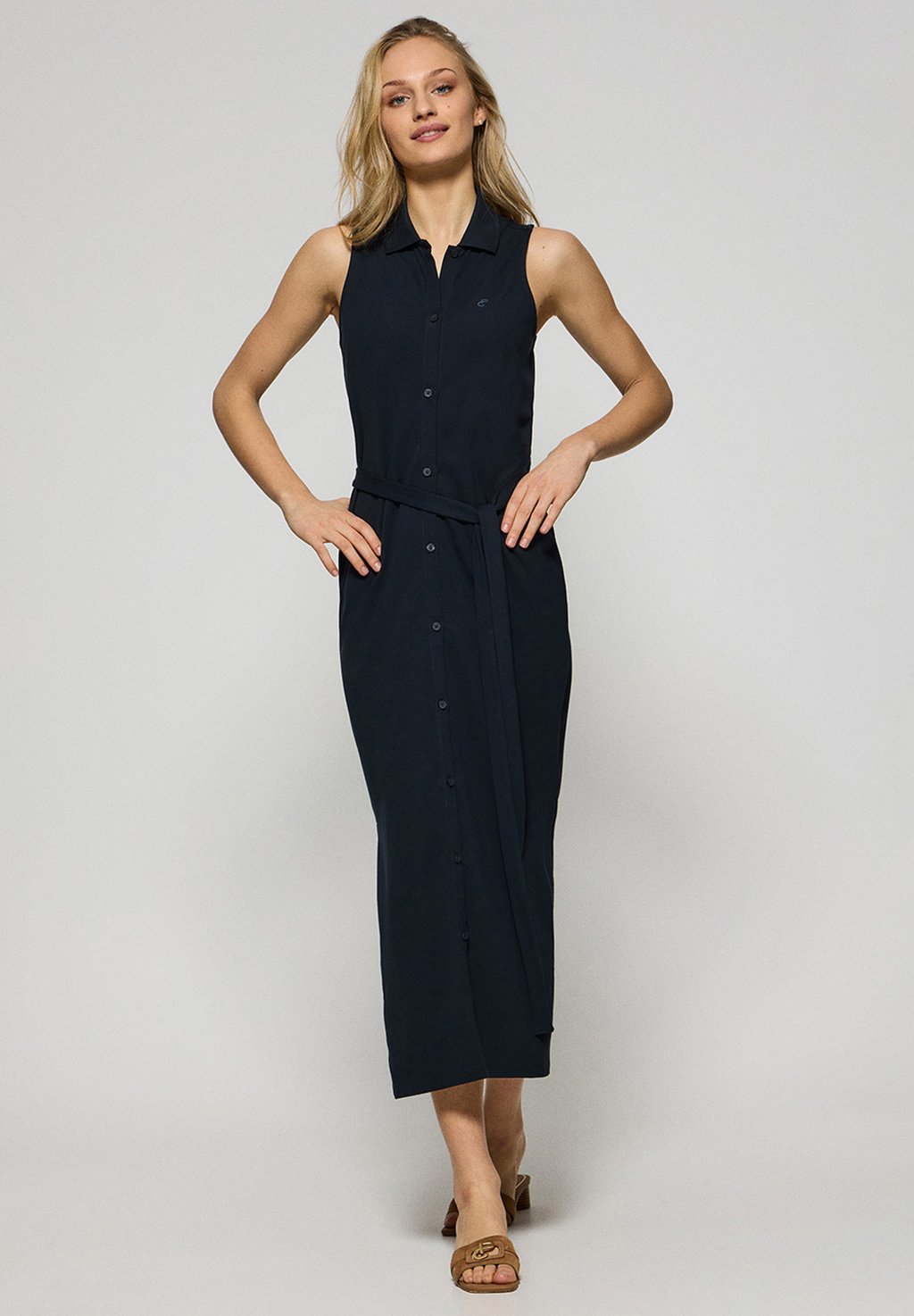 

Платье-рубашка BUTTONED SLEEVELESS ELOWEN Polo Club, синий