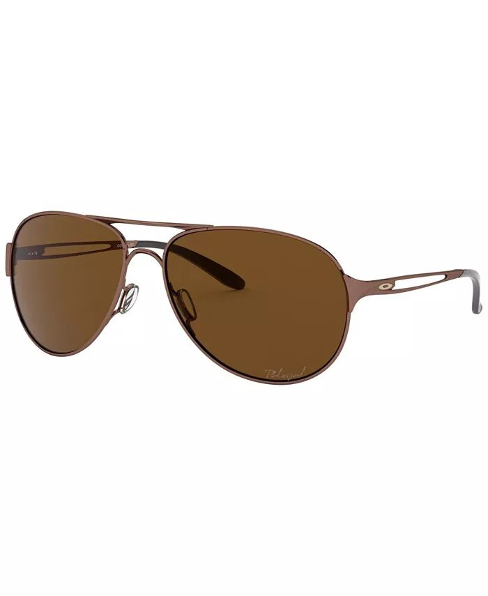 

Женские солнцезащитные очки-пилот Oakley, коричневый