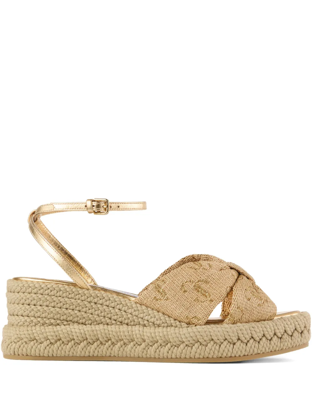 Босоножки Aella 60 JIMMY CHOO, коричневый