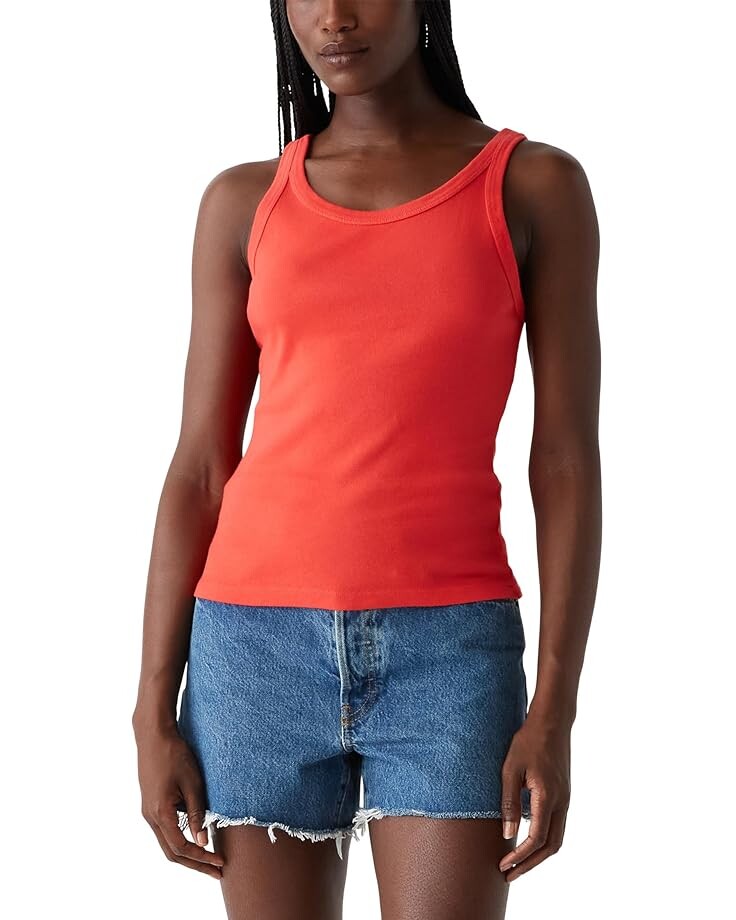 

Топ Michael Stars Cassie Thin Binded Tank, цвет Spritz
