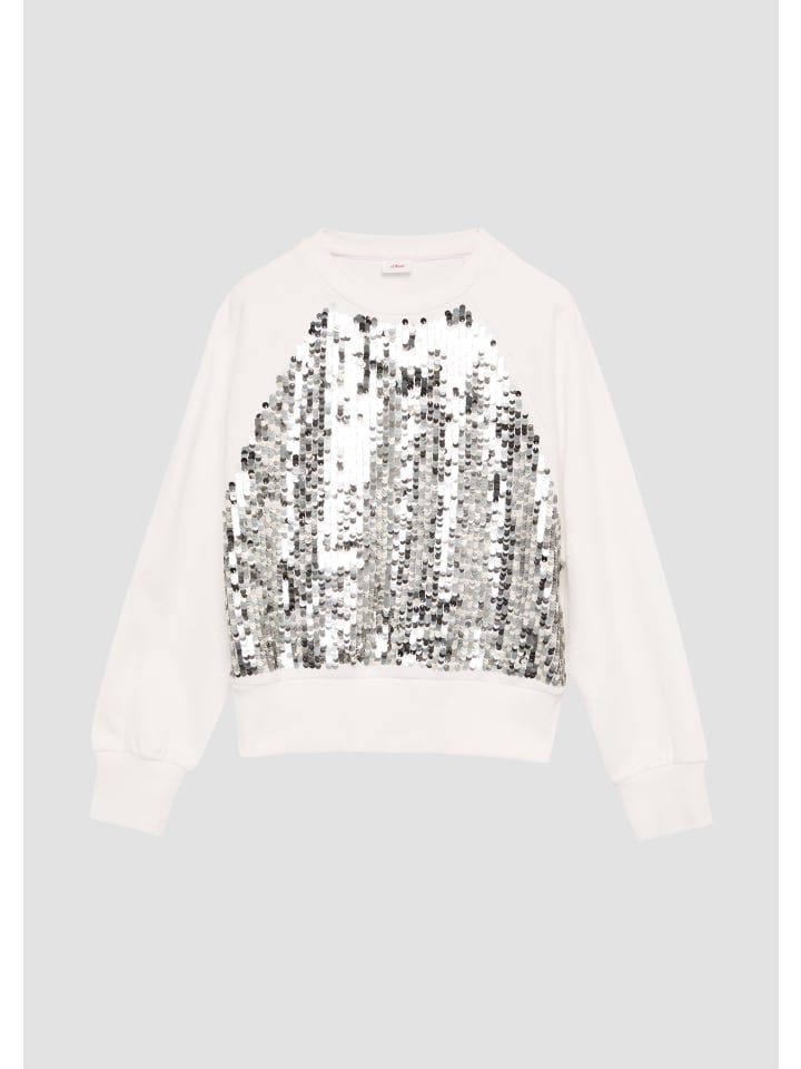 

Толстовка s.Oliver Sweatshirt langarm, кремовый