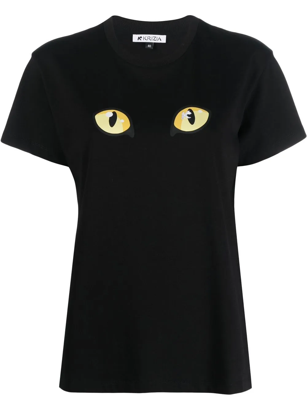 

Футболка с принтом Krizia, черный