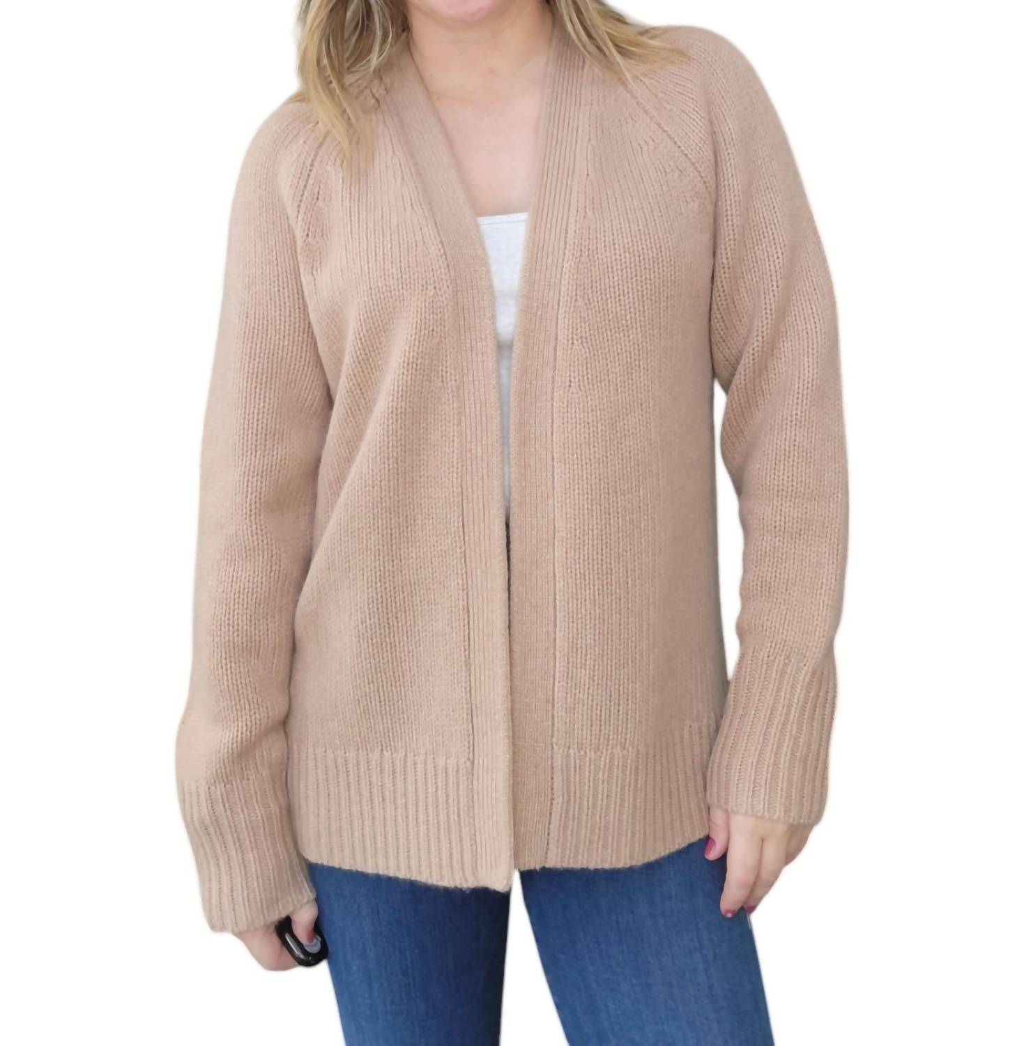 

Кашемировый кардиган цвета True Camel White + Warren