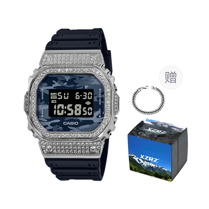 

CASIO Часы унисекс серии G-SQUAD синего цвета