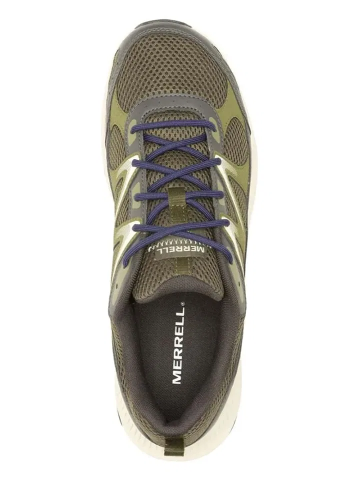 Треккинговые ботинки из текстиля, Merrell, оливковый — фото 4