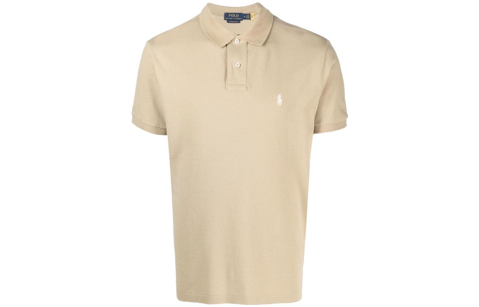 

Классическая поло с сеткой Polo Ralph Lauren, бежевый