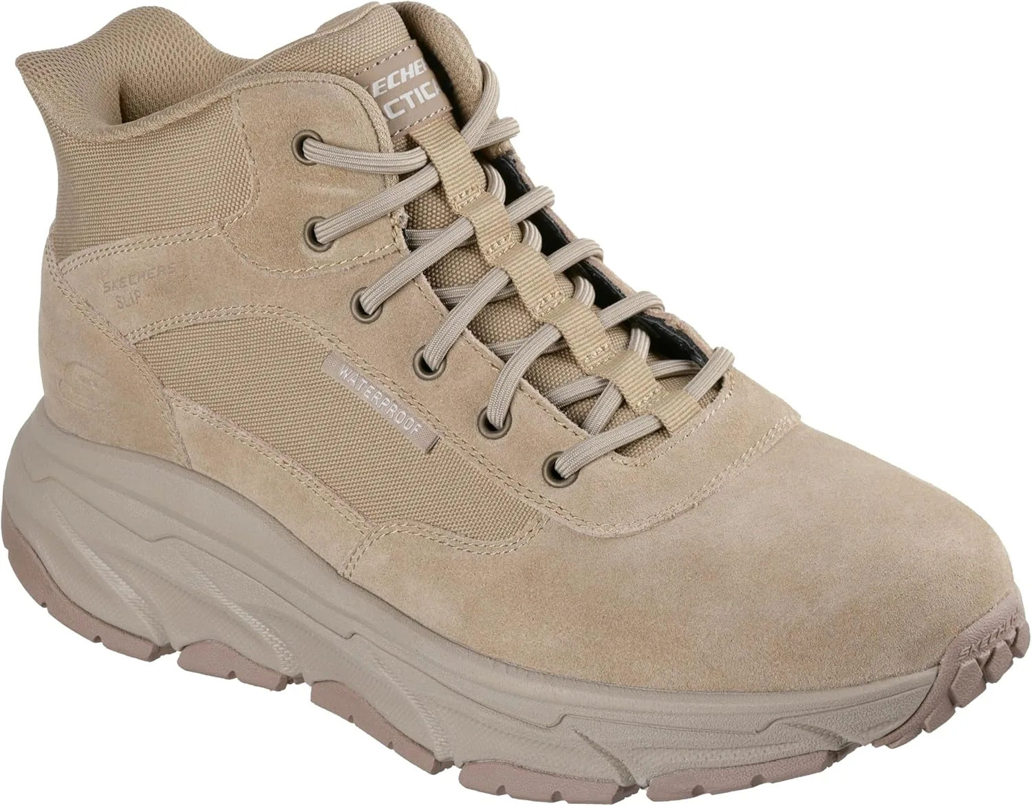 Мужские тактические военные ботинки Skechers D'lux Journey Sr-Duross с эластичной шнуровкой