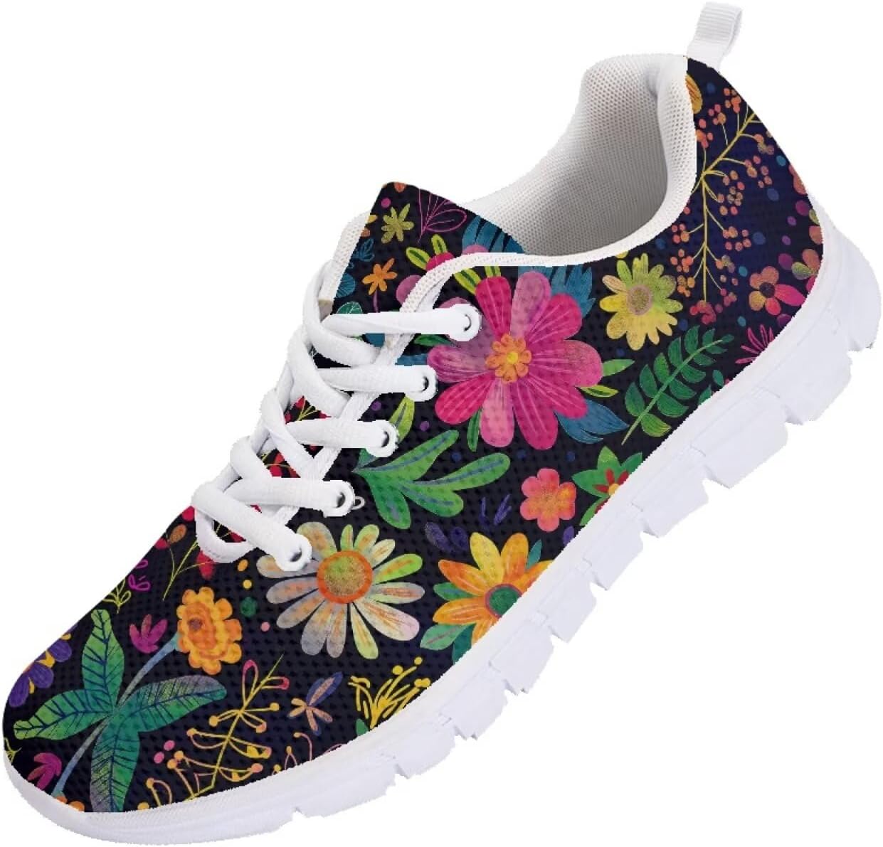 

Мужские кроссовки Funnydude Funny Print для бега, осенние легкие повседневные теннисные кроссовки для тренировок, Tropical Floral a