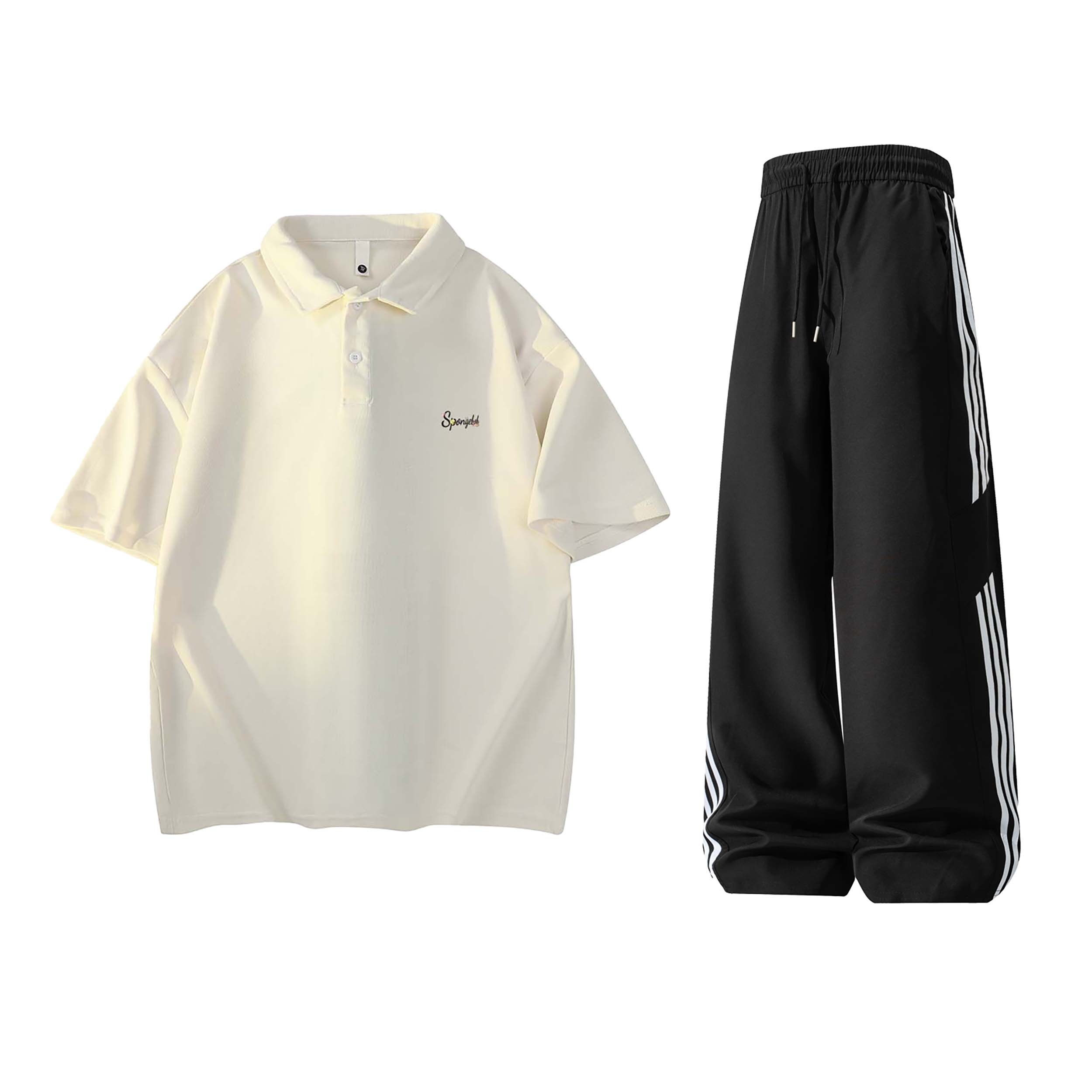 

Унисекс поло SPONGEBOB SQUAREPANTS, черный