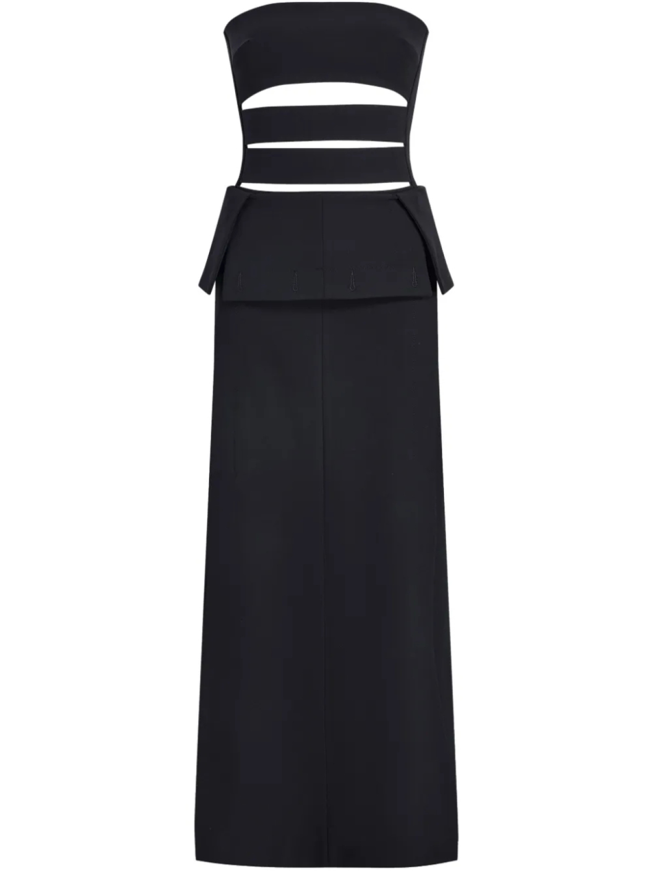 

Платье макси Proenza Schouler Kit, черный