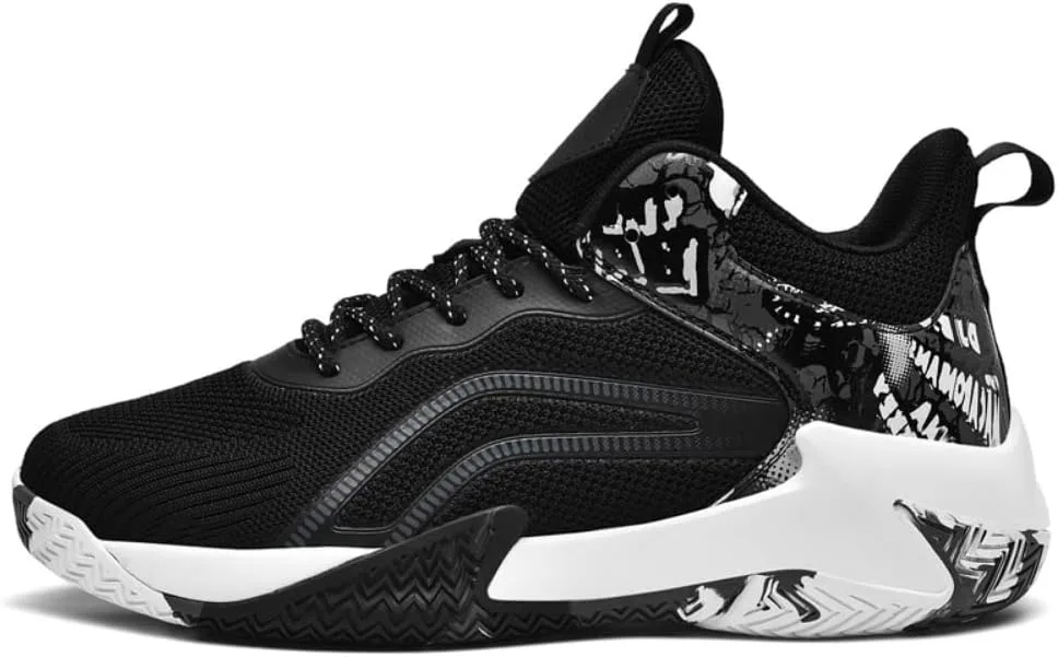 

Дышащие мужские кроссовки для бега, улицы, тренировок и баскетбола Rongfenghuang, черный