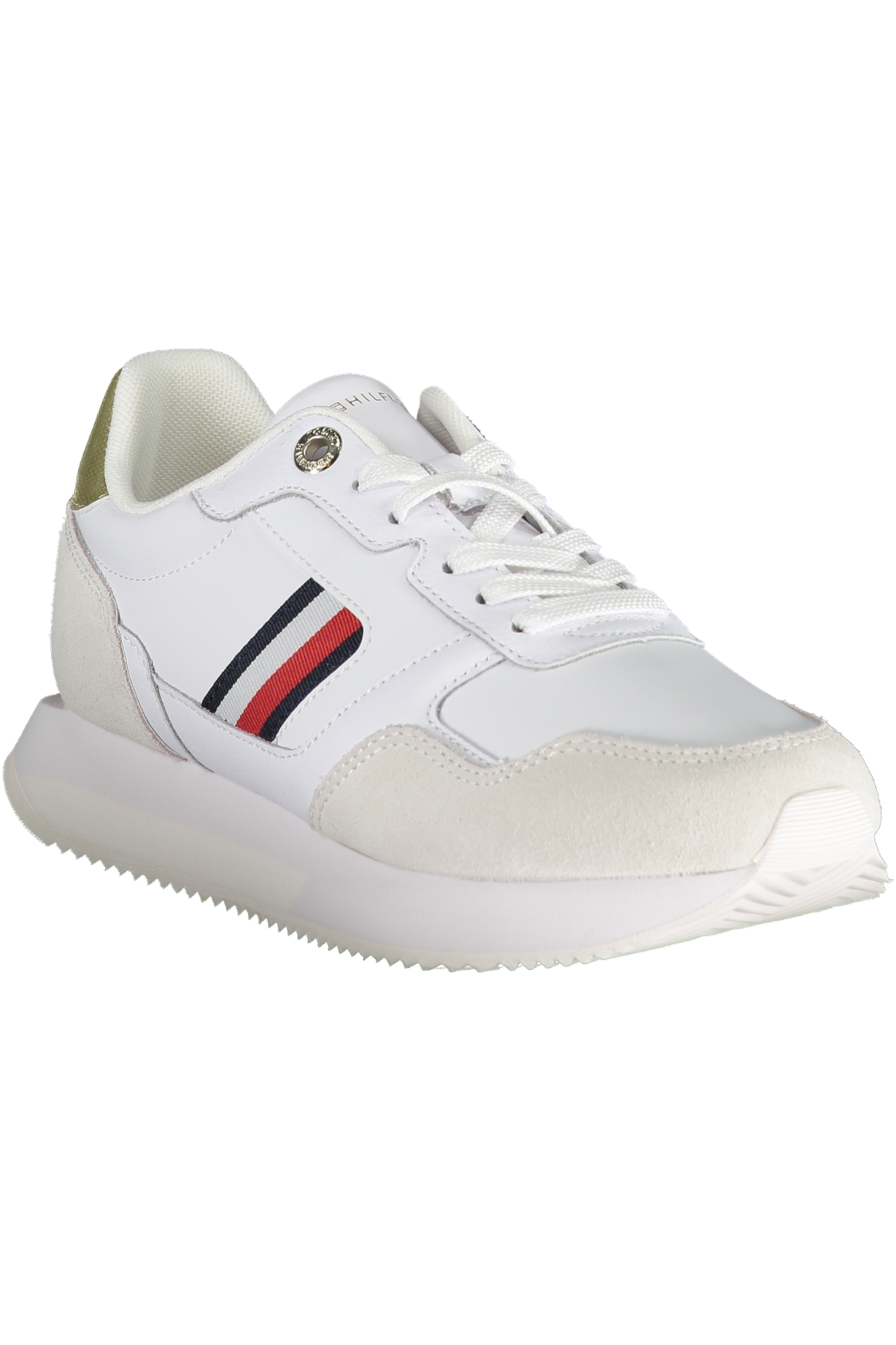 Кроссовки спортивные Tommy Hilfiger женские, белый / золотой — фото 3