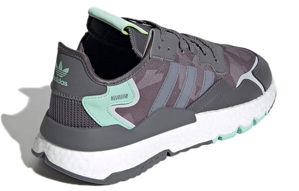 Кроссовки оригинальные nite jogger Adidas, серый — фото 4