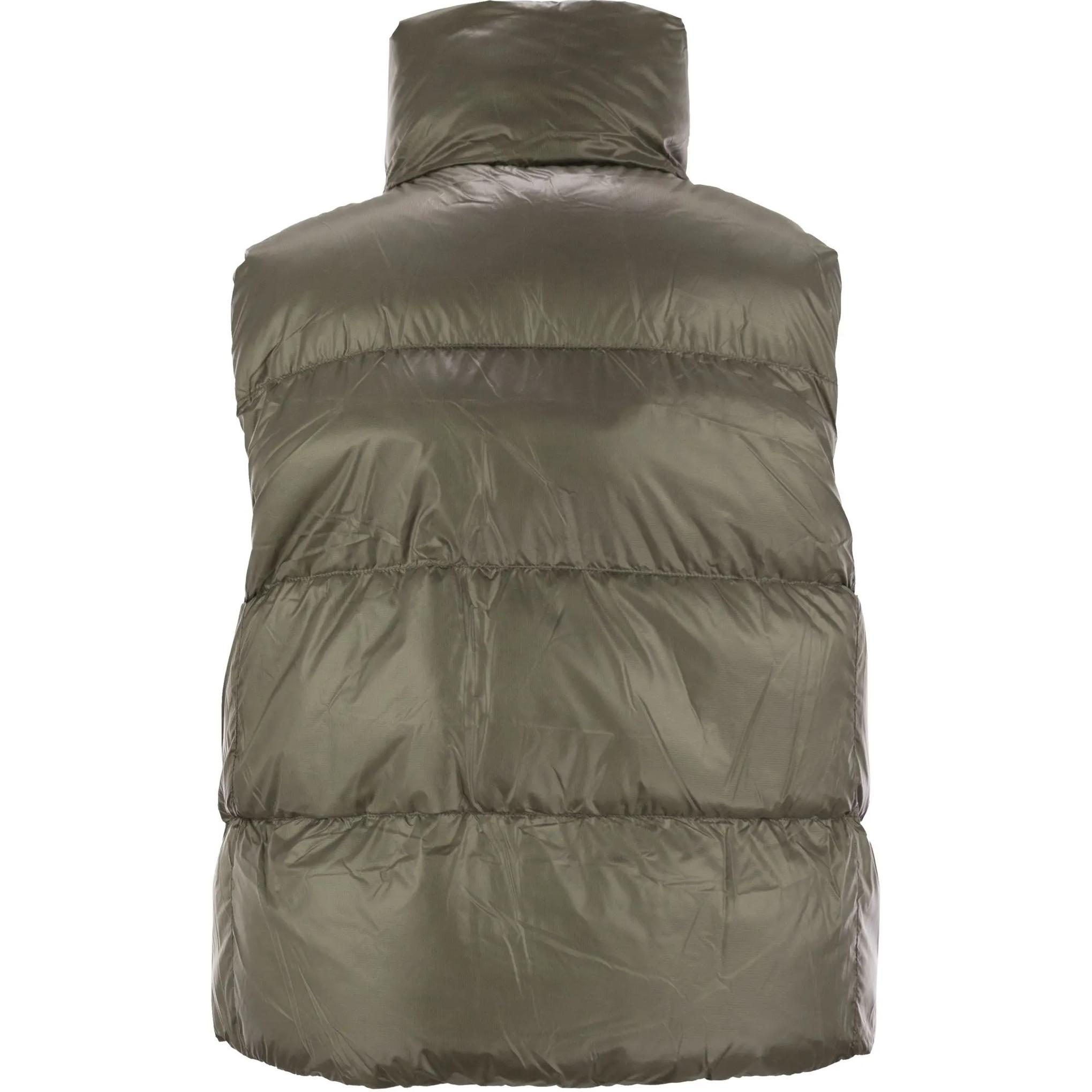 Canada Goose Черная этикетка Кипарисовый пуховик жилет Серебристая береза, Olive Green — фото 4
