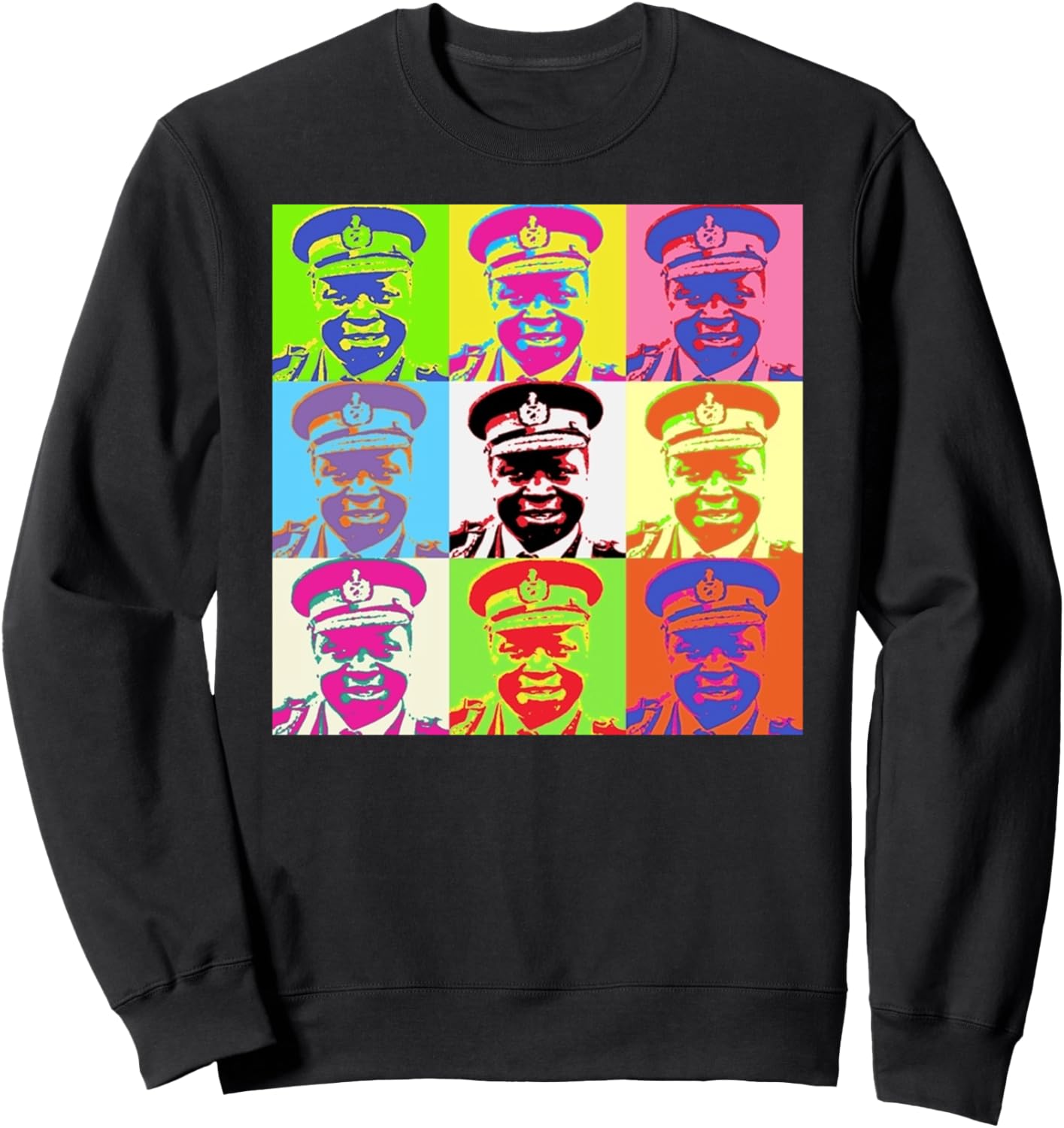 

Толстовка Idy Amin DADA Pop Art Politics, черный