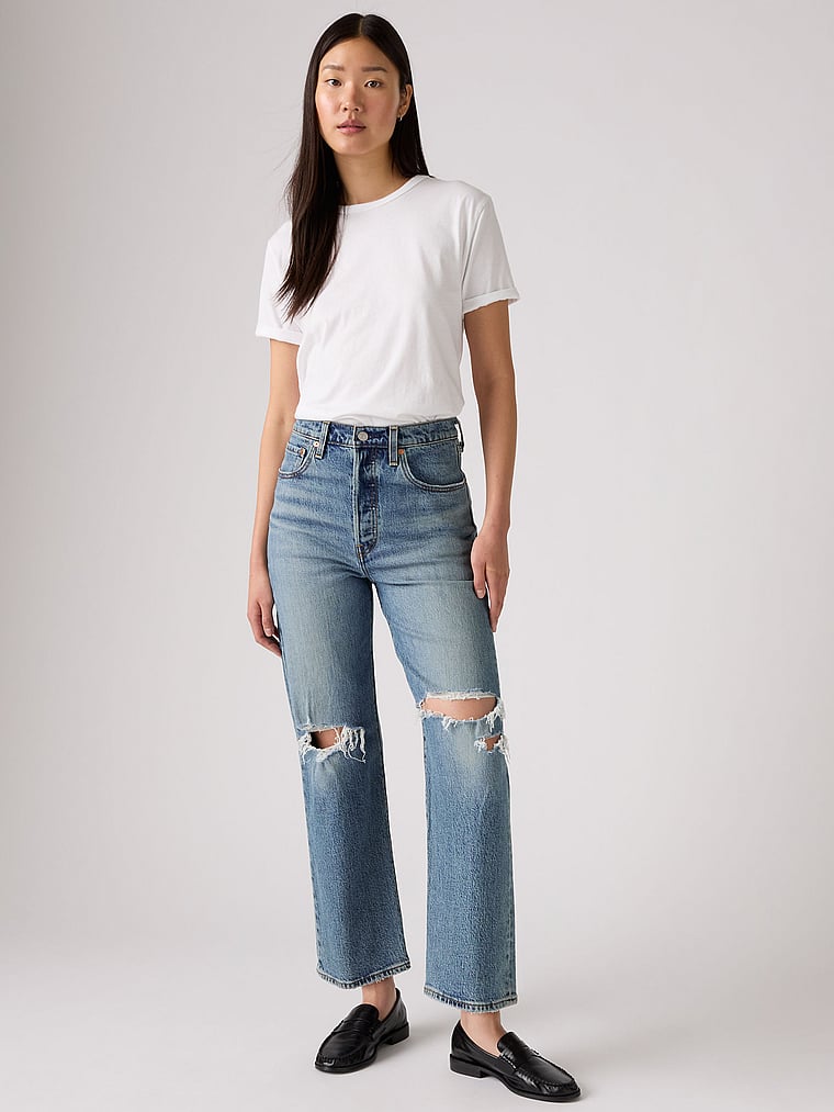 Женские джинсы Levi'S с прямой посадкой и вырезом на щиколотке Levi'S, цвет queen mother — фото 4