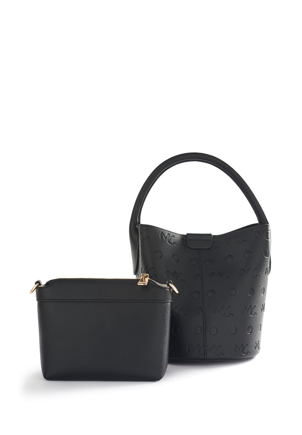 

Сумка EMBOSSED BUSKER SET - Across body bag Manila Grace, черный