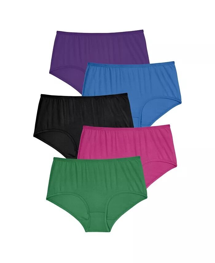 

Трусы из эластичного хлопка больших размеров (5 шт.) Comfort Choice, синий