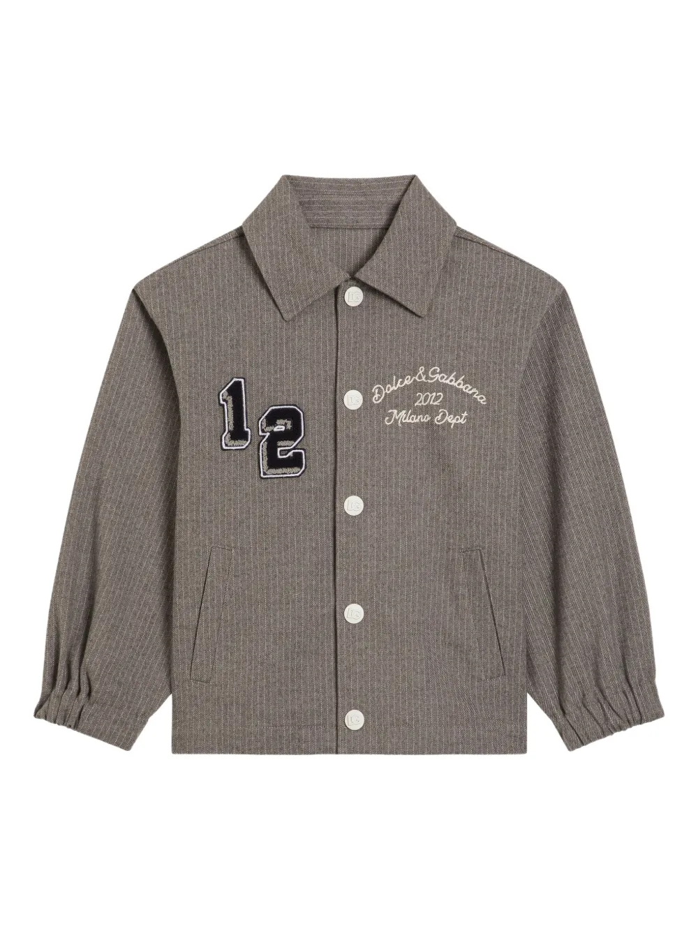 

Куртка в полоску Dolce & Gabbana Kids, нейтральный