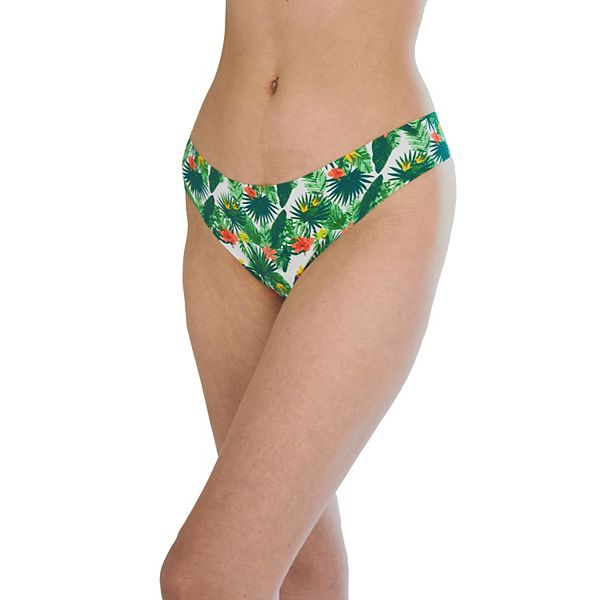 

Бесшовное бесшовное стринги No-Show Bonks, Tropical Print