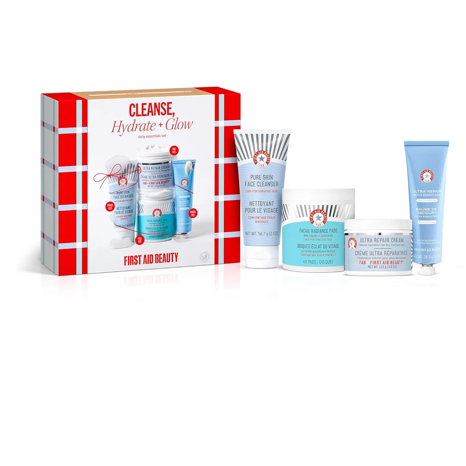 Набор для ухода за кожей First Aid Beauty Daily Essentials Kit First Aid Beauty, 4-Original