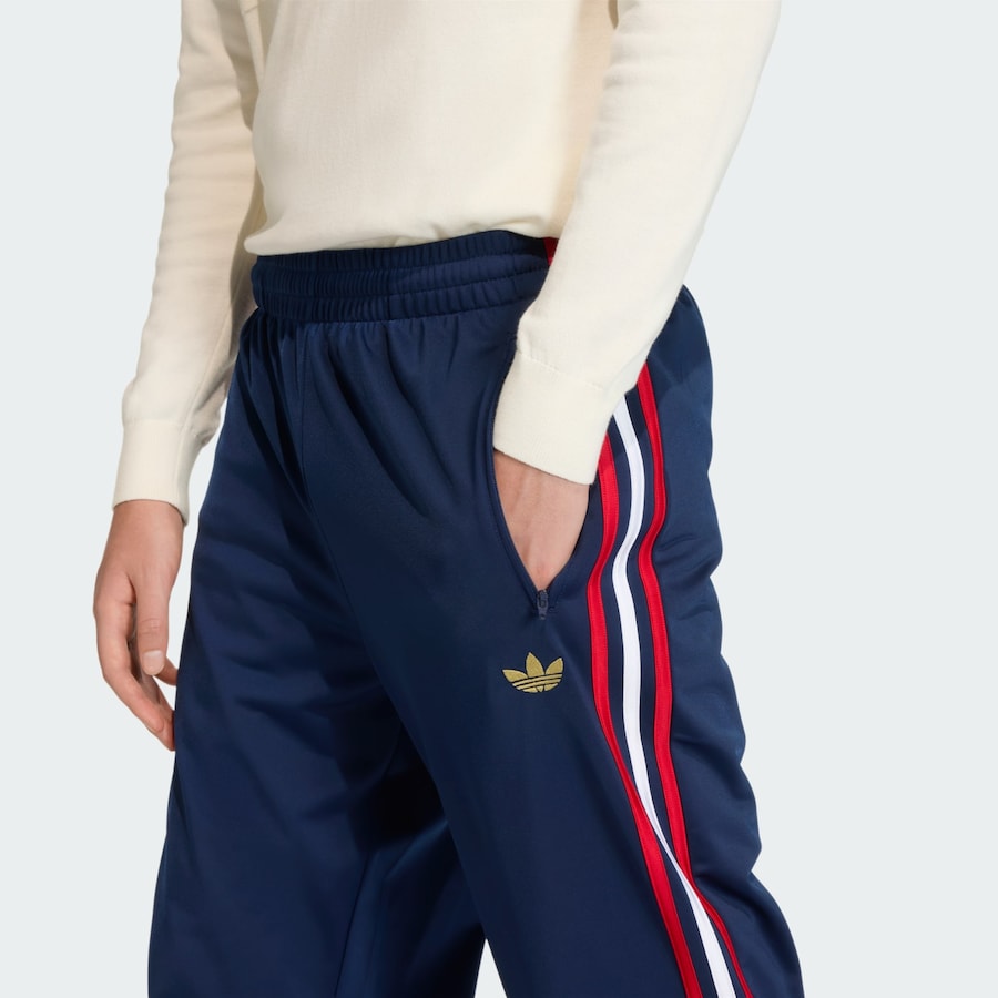 Брюки свободного кроя ADIDAS ORIGINALS Firebird, темно-синий — фото 4