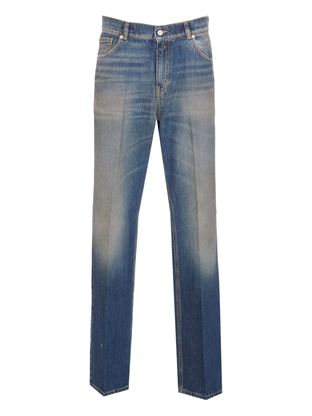 

Джинсы с нашивкой-логотипом True Avenue, синий