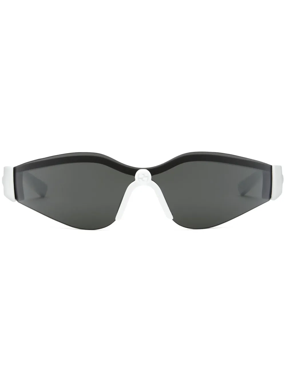 

Солнцезащитные очки-маска с логотипом Gucci Eyewear, черный