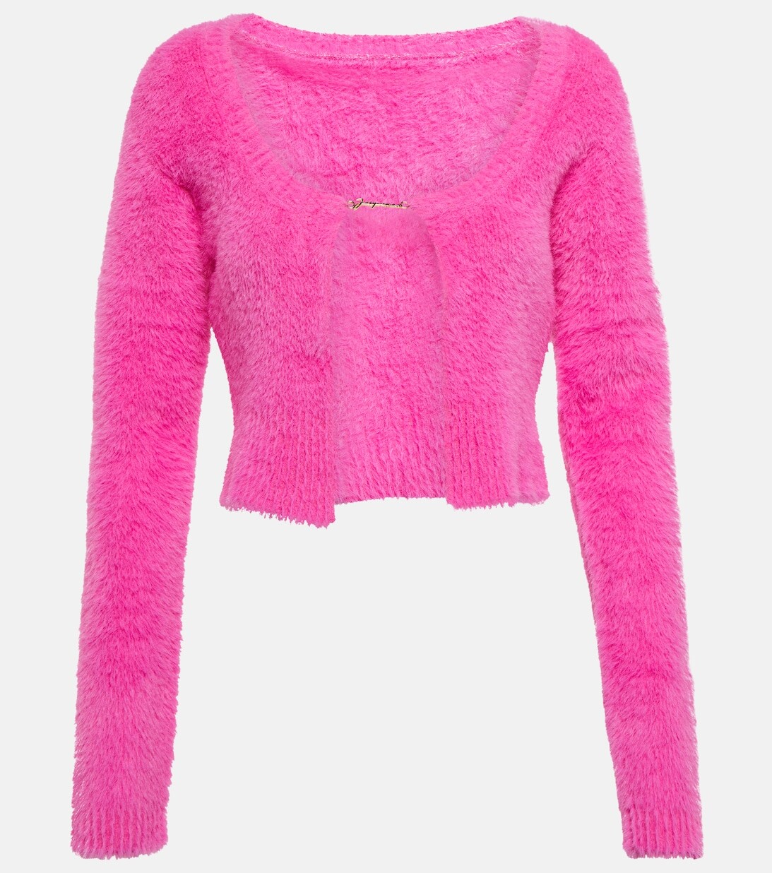 

Укороченный кардиган La Maille Neve JACQUEMUS, розовый
