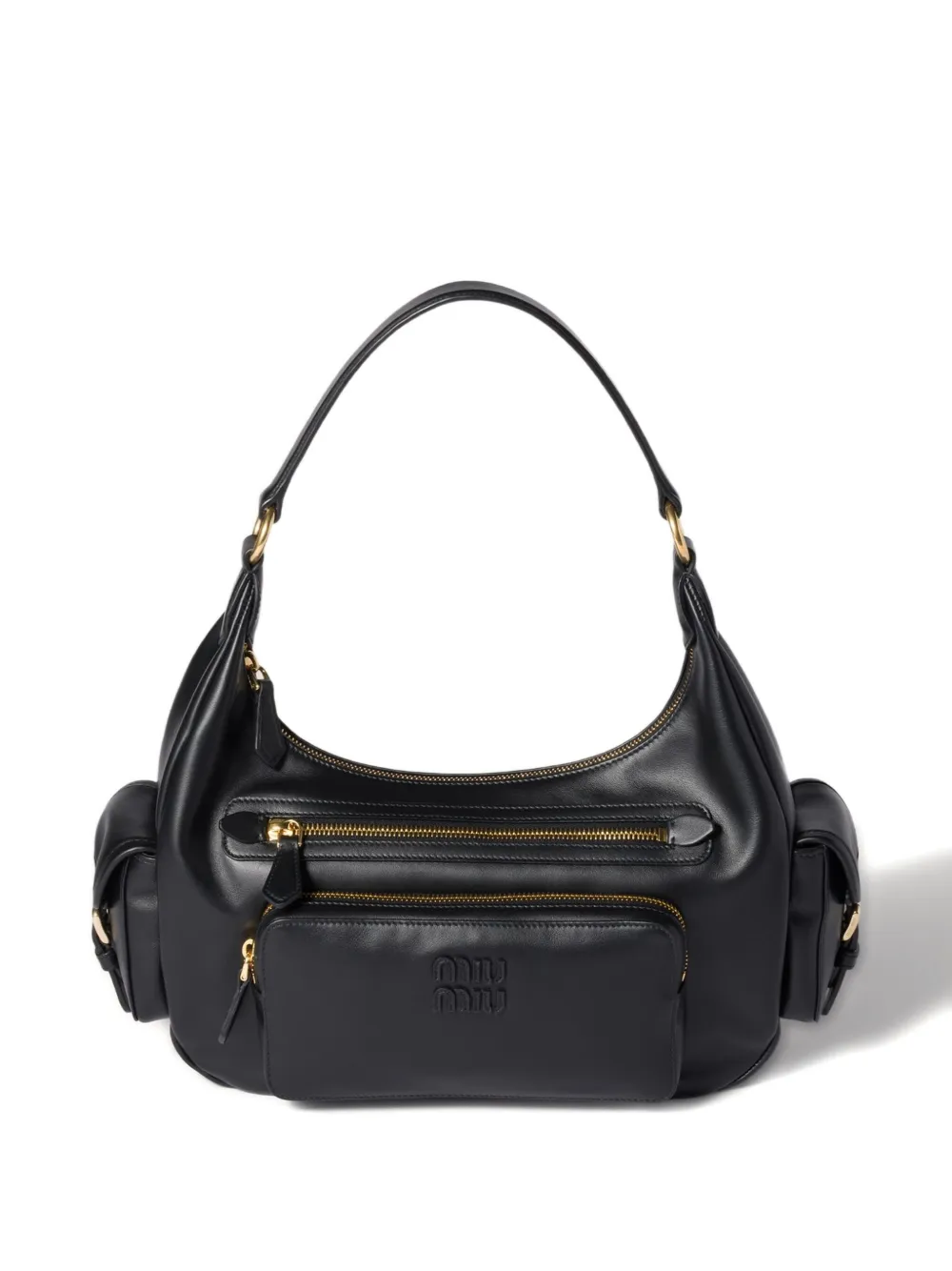 

Карманная сумка через плечо MIU MIU, черный