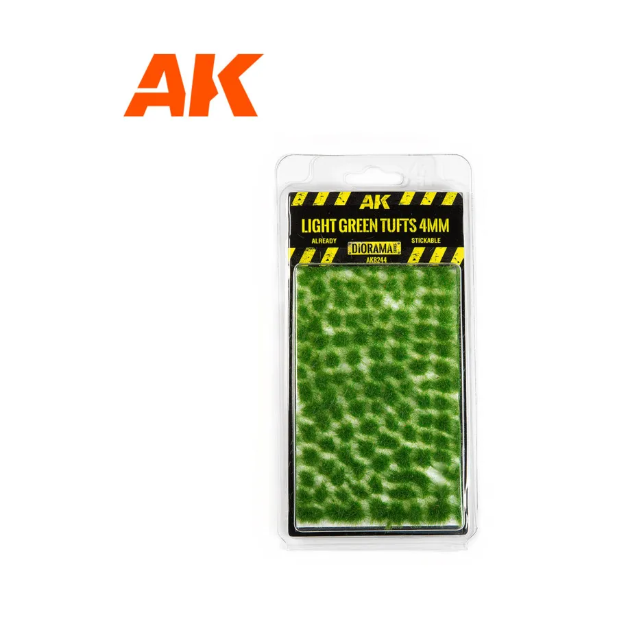 

Светло-зеленые пучки 4 мм, Vegetation - Tufts (AK-Interactive)
