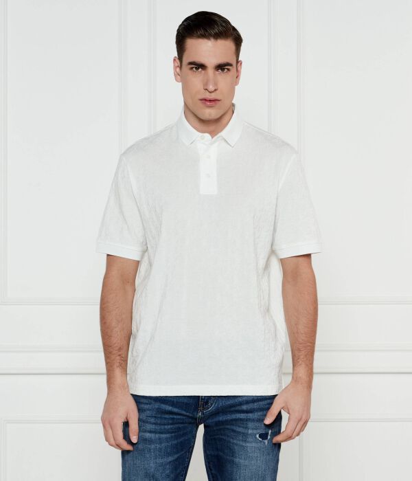 

Рубашка поло Regular fit Armani Exchange, белый